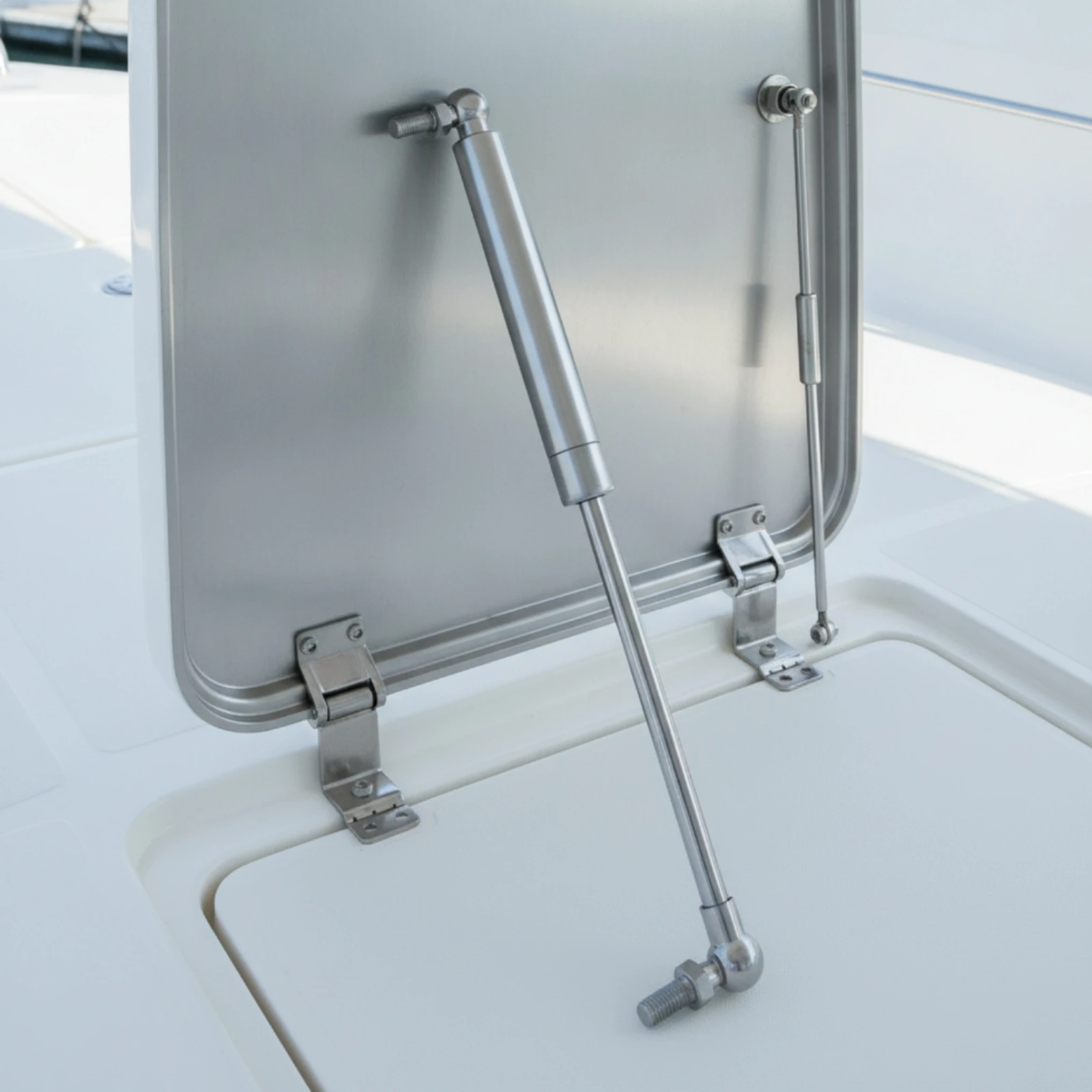 Hydraulic Support Rod Stainless Steel Marine Hatch Strut Lift Support with Ball Joints Heavy Duty Hardware Easy to Install
Hydraulic Support Rod Stainless Steel Marine Hatch Strut Lift Support with Ball Joints Heavy Duty Hardware Easy to Install