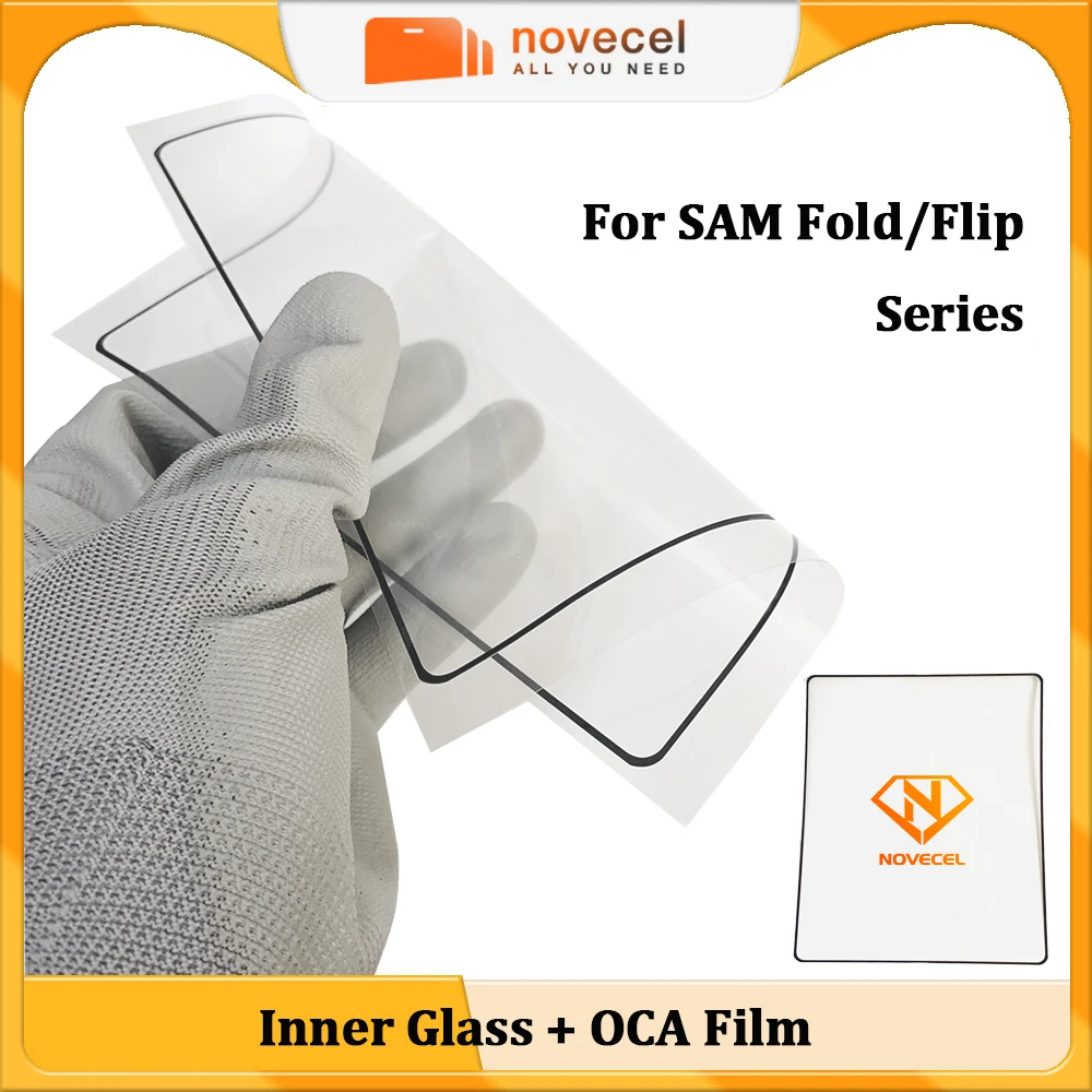 Novecel 5pc LCD Front Inner Glass with OCA For Samsung Galaxy Z Fold 6 5 Flip 4 3 5G Touch Screen Panel Repair Parts Replacement
Novecel 5pc LCD Front Inner Glass with OCA For Samsung Galaxy Z Fold 6 5 Flip 4 3 5G Touch Screen Panel Repair Parts Replacement