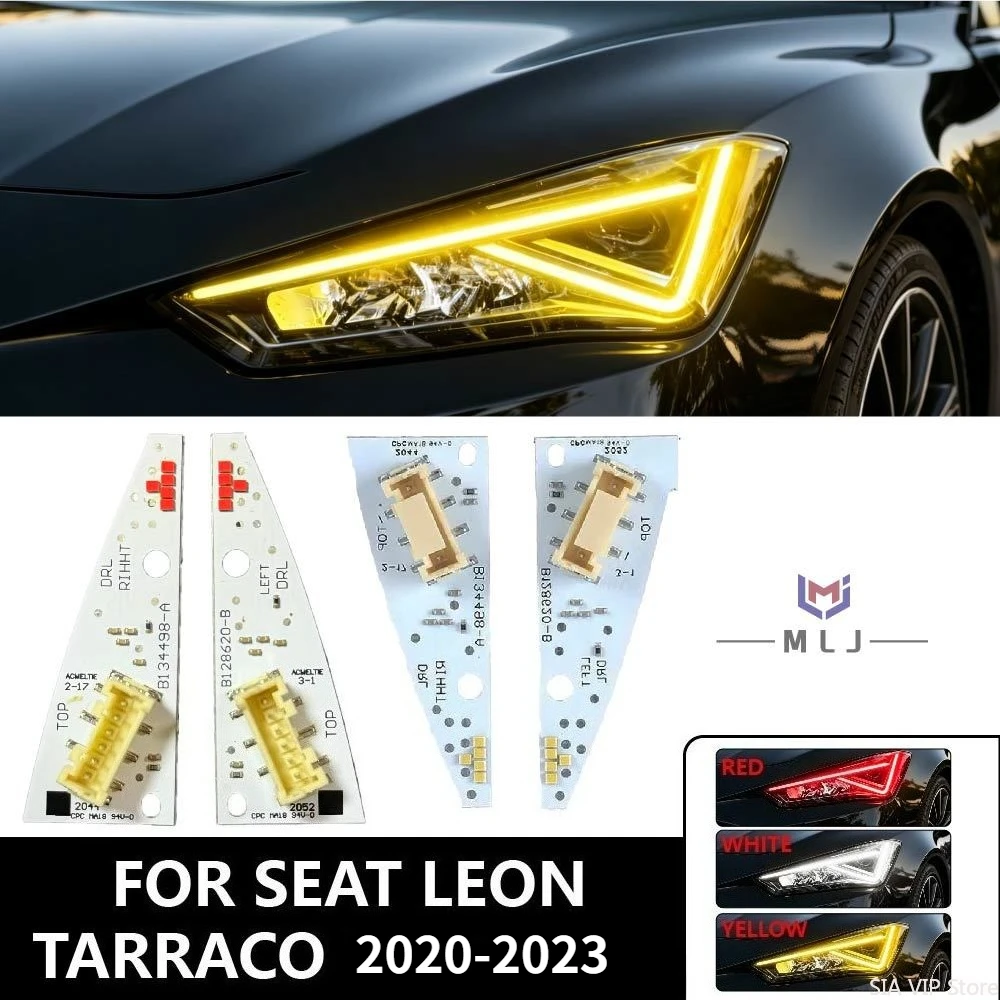 Red yellow White LED Chip FOR Seat Leon Formentor Cupra 2020-2023 LED Chip Daytime Running Lights LED Board Light DRL Angel Eyes
Red yellow White LED Chip FOR Seat Leon Formentor Cupra 2020-2023 LED Chip Daytime Running Lights LED Board Light DRL Angel Eyes