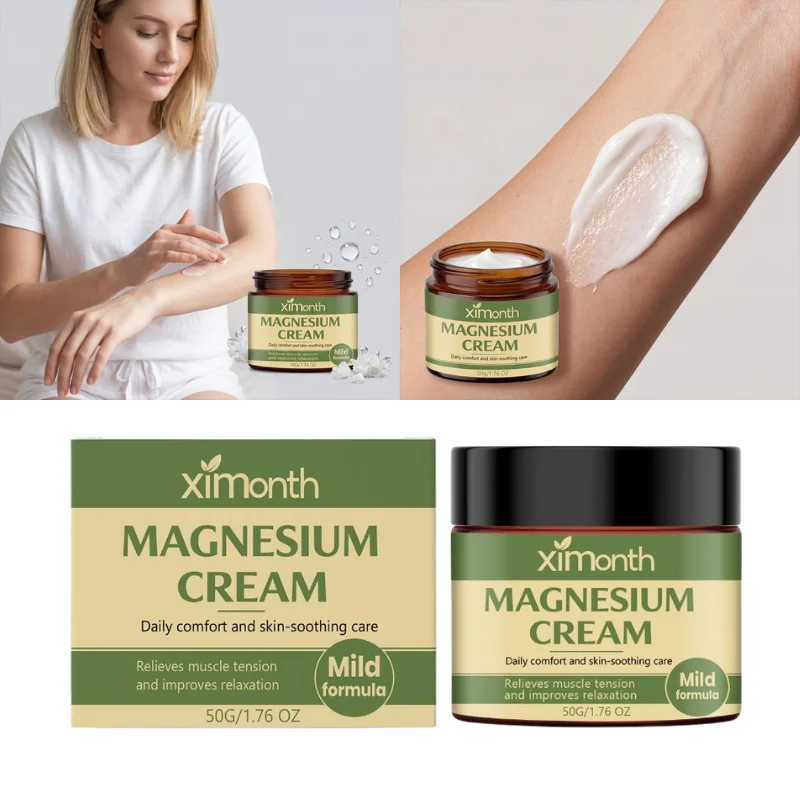 Nerve Total Relief Magnesium Cream Reduce Redness Body Cream Relief Muscle Tension Non-Greasy External Massage Care Lotion
Nerve Total Relief Magnesium Cream Reduce Redness Body Cream Relief Muscle Tension Non-Greasy External Massage Care Lotion