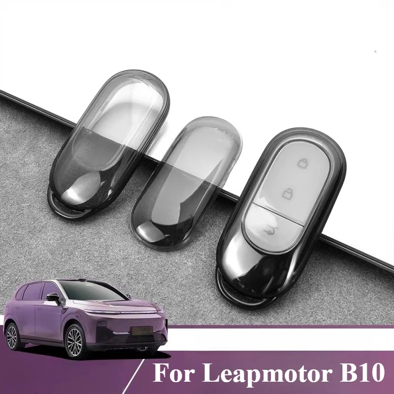 For Leapmotor B10 Transparent Key Fob Case, Car Remote Key Protector, Decorative Refit Accessories
For Leapmotor B10 Transparent Key Fob Case, Car Remote Key Protector, Decorative Refit Accessories