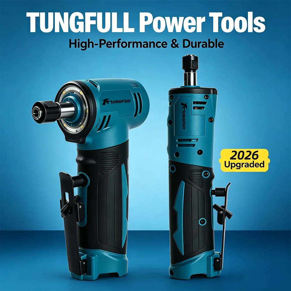 TUNGFULL Brushless Handheld Grinder Cordless Electric Polishing Engraving Tool for Sculpture Die Grinder Grinding Straight Type
TUNGFULL Brushless Handheld Grinder Cordless Electric Polishing Engraving Tool for Sculpture Die Grinder Grinding Straight Type