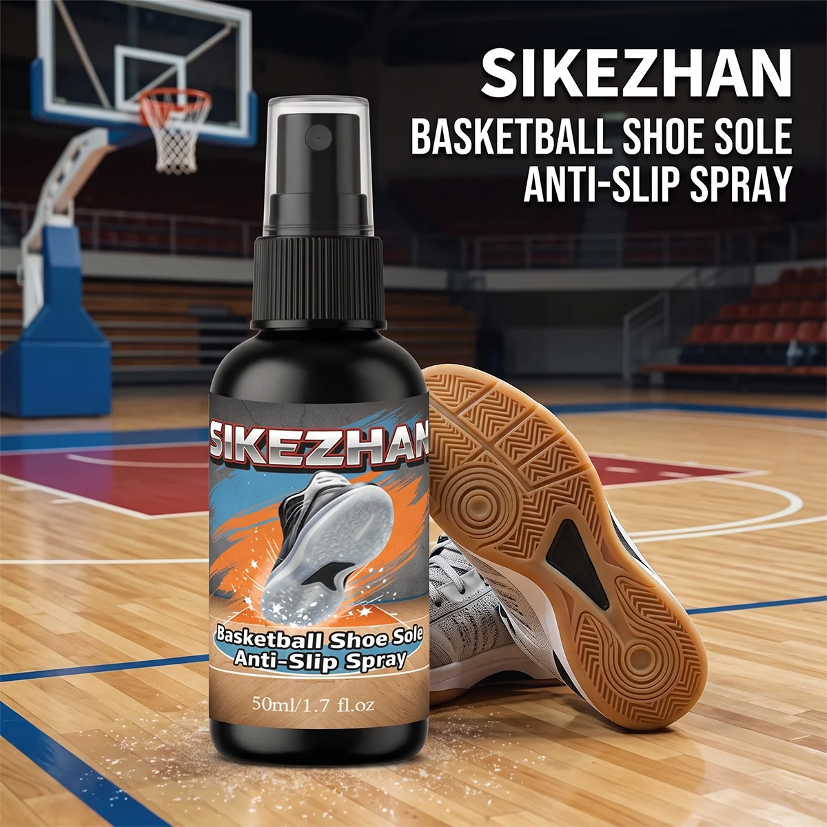 SIKEZHAN Basketball Shoe Grip Spray | Instant Anti-Slip Traction Enhancer for Sneaker Soles on Indoor Outdoor Courts
SIKEZHAN Basketball Shoe Grip Spray | Instant Anti-Slip Traction Enhancer for Sneaker Soles on Indoor Outdoor Courts