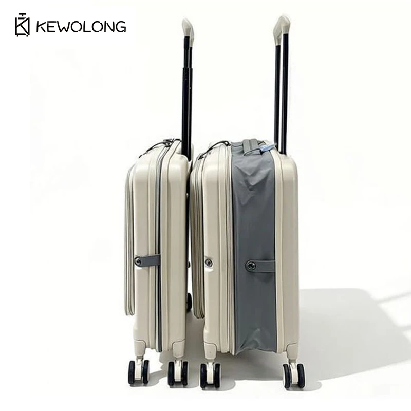 20 Inch Foldable Carry On Suitcase, Lightweight Business Expandable Trolley Luggage with Wheels for Travel
20 Inch Foldable Carry On Suitcase, Lightweight Business Expandable Trolley Luggage with Wheels for Travel