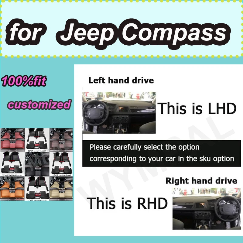 LUXURY Car Floor Mats For Jeep Compass 2018 2019 2020 2021 2022 Auto Luxury Leather
LUXURY Car Floor Mats For Jeep Compass 2018 2019 2020 2021 2022 Auto Luxury Leather
