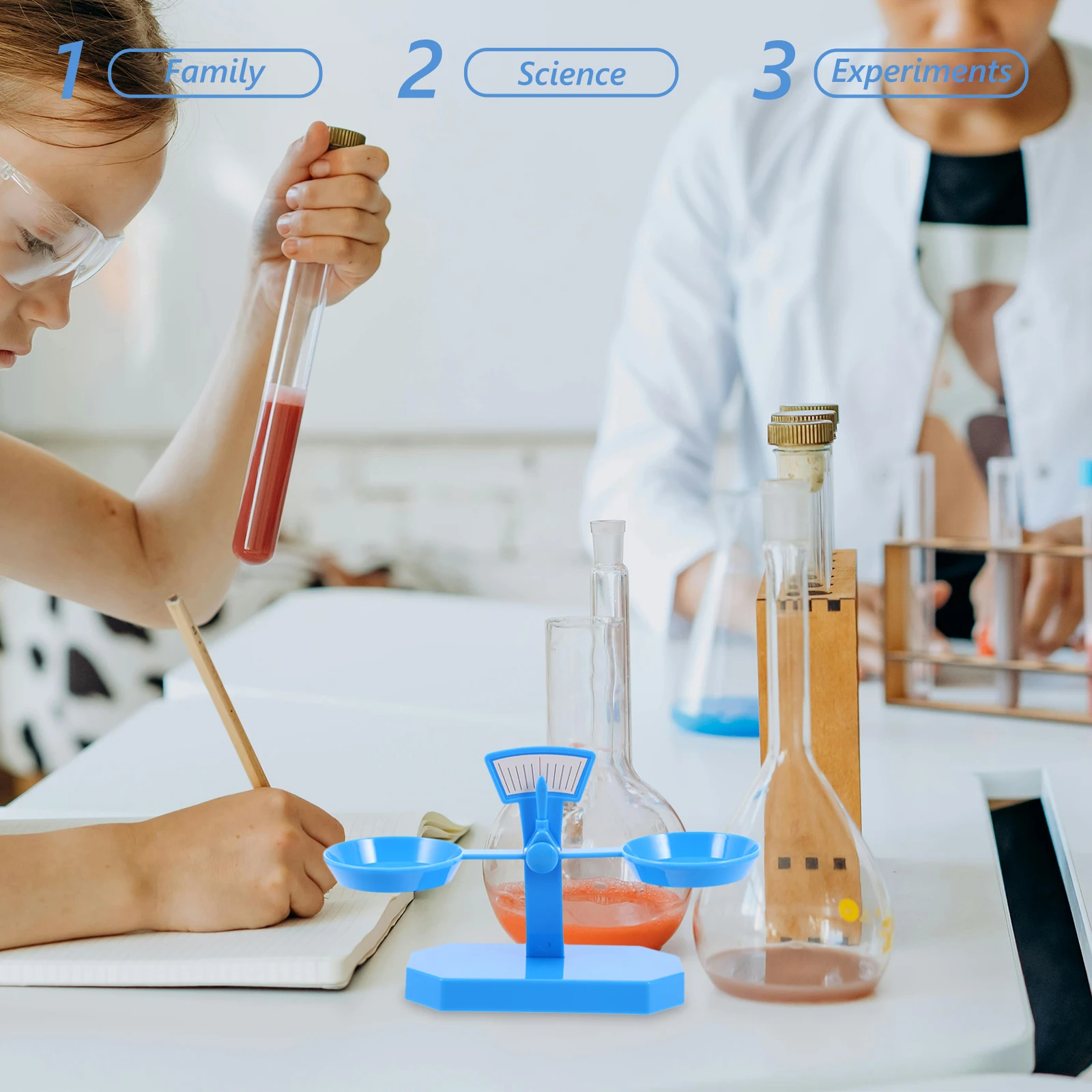 1pcs Balance Scale For Kids Math Learning Educational Science Experiment Tool Montessori Classroom Teaching Instrument Plastic 
1pcs Balance Scale For Kids Math Learning Educational Science Experiment Tool Montessori Classroom Teaching Instrument Plastic