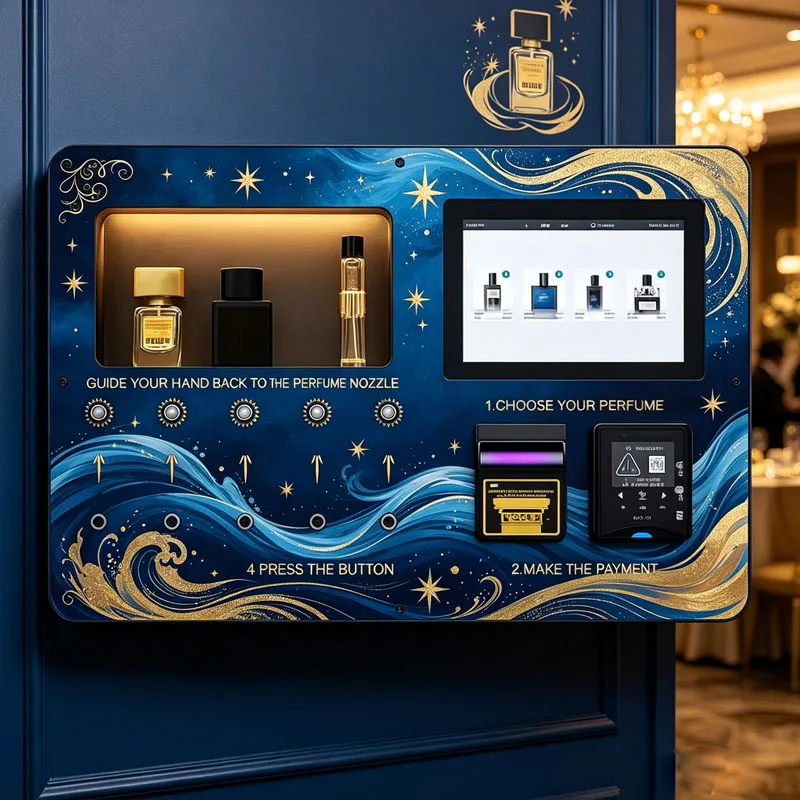 Perfume Experience Vending Machine Wall Mounted Spray Dispenser with Smart Payment Solution Wholesale Customized
Perfume Experience Vending Machine Wall Mounted Spray Dispenser with Smart Payment Solution Wholesale Customized
