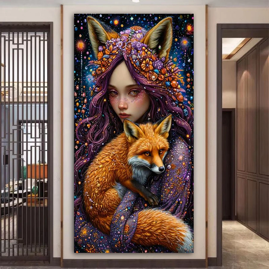 Girl and Fox Large Size Diy Diamond Art Painting Wild Animals Full Drill Mosaic Embroidery Pictures Jewelry Cross Stitch Kits
Girl and Fox Large Size Diy Diamond Art Painting Wild Animals Full Drill Mosaic Embroidery Pictures Jewelry Cross Stitch Kits