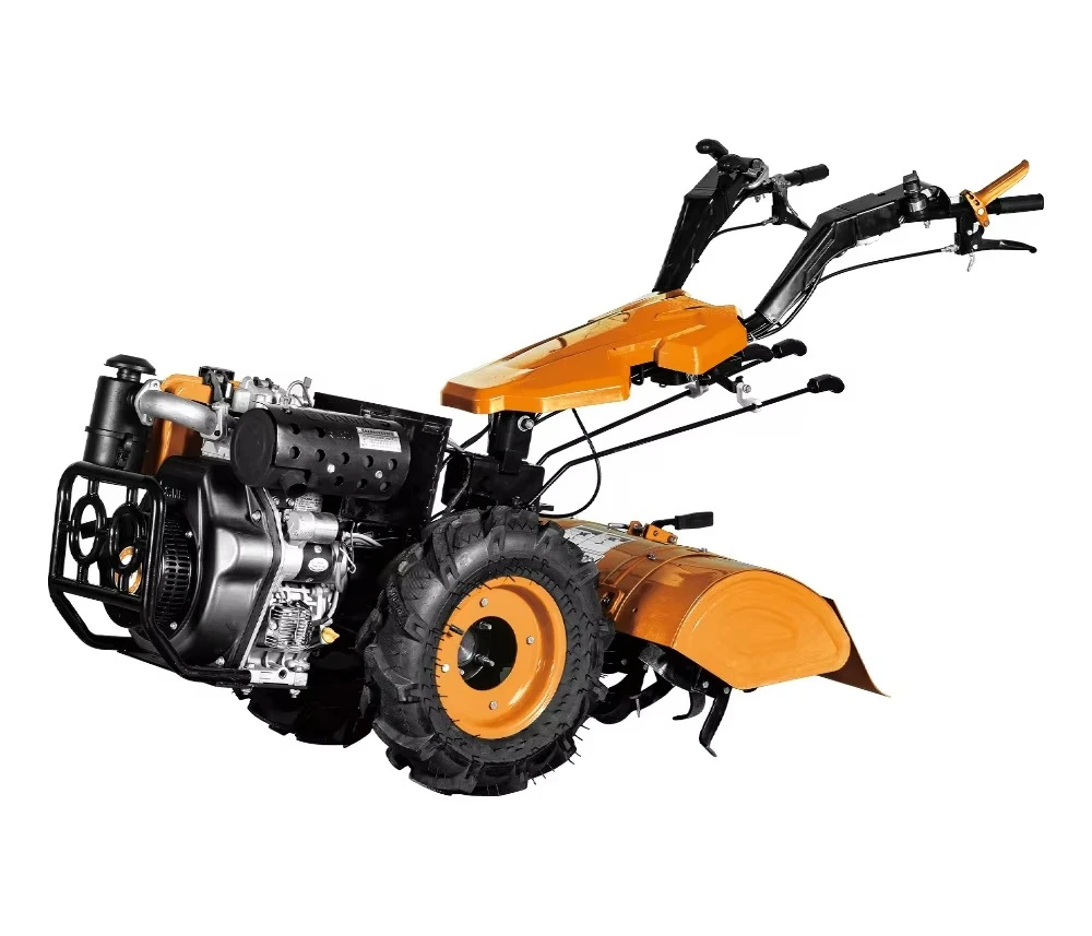 Бензиновый мотоблок-культиватор с мощным двигателем и роторным плугом
Бензиновый мотоблок-культиватор с мощным двигателем и роторным плугом