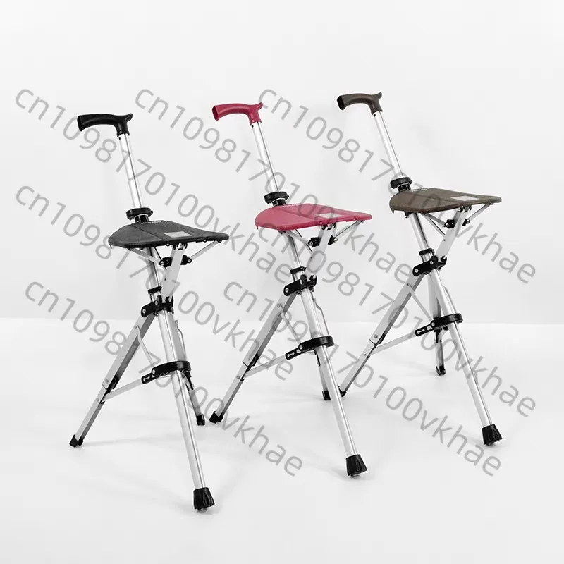 High Quality Aluminum Alloy Foldable Walking Cane Stick Adjustable Elderly Crutch Chair With Stool
High Quality Aluminum Alloy Foldable Walking Cane Stick Adjustable Elderly Crutch Chair With Stool