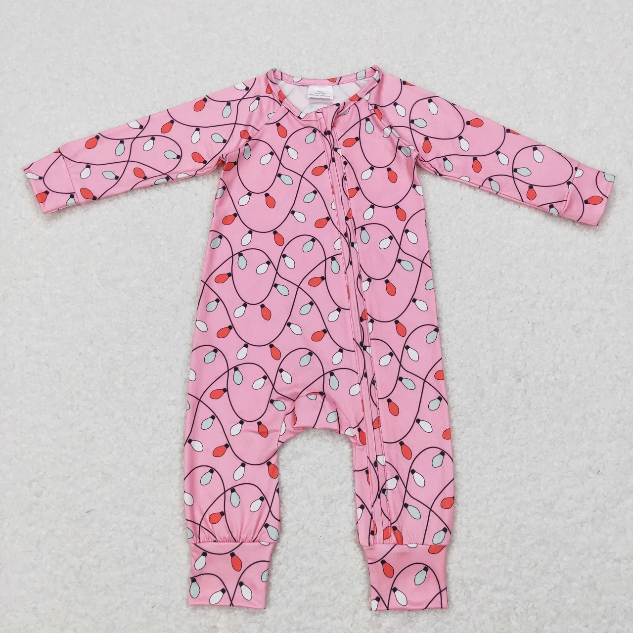 Wholesale Kids Children Long Sleeves Infant Christmas Lights Jumpsuit Baby Girls Zipper One Piece Newborn Toddler Pink Romper
Wholesale Kids Children Long Sleeves Infant Christmas Lights Jumpsuit Baby Girls Zipper One Piece Newborn Toddler Pink Romper