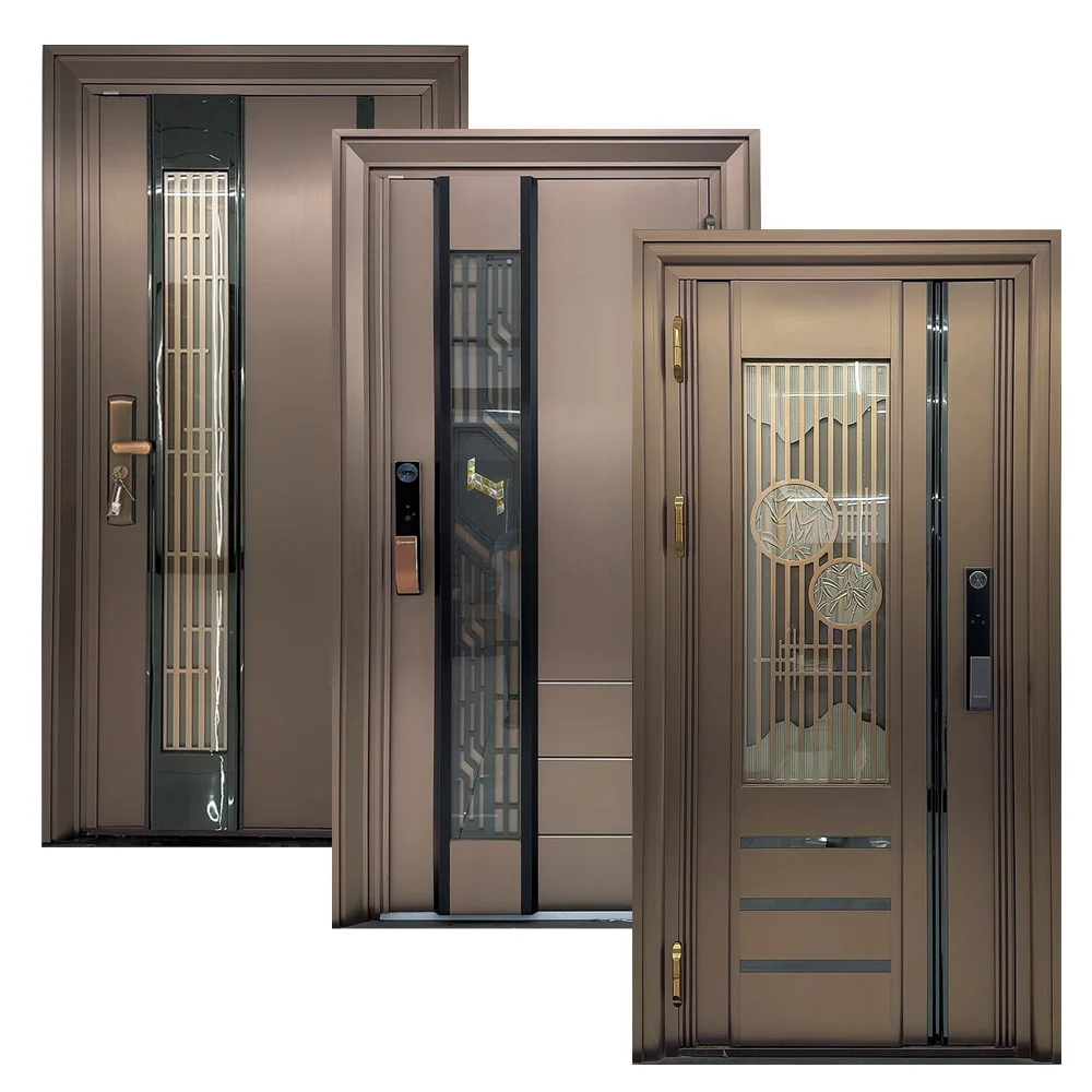 Customization Main Modern Flush External Entrance Front Entrance Stainless Old Steel Security Gate Doors
Customization Main Modern Flush External Entrance Front Entrance Stainless Old Steel Security Gate Doors