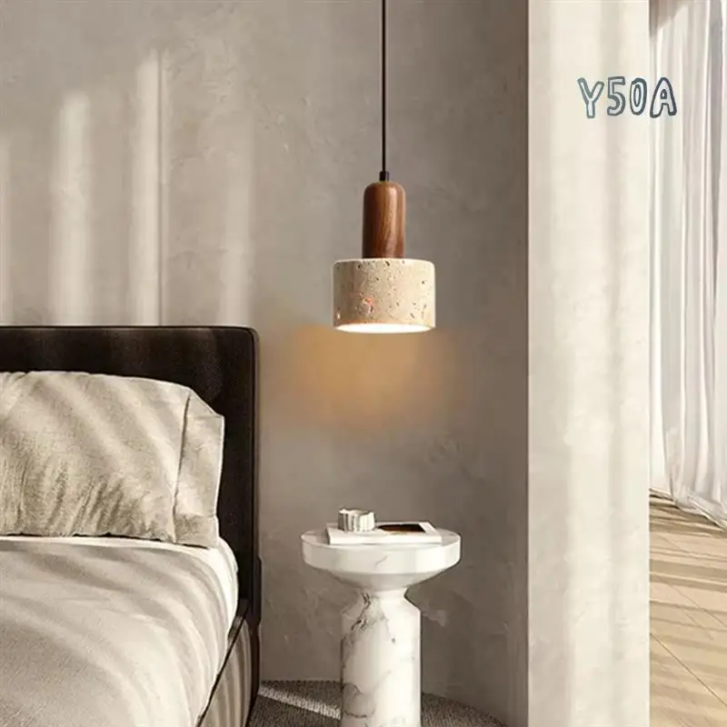 Y50A-Yellow Travertine LED Pendant Light 3 Color Dimming 110-240V Japanese Wabi Sabi Style Ideal For Bedside, Restaurant
Y50A-Yellow Travertine LED Pendant Light 3 Color Dimming 110-240V Japanese Wabi Sabi Style Ideal For Bedside, Restaurant
