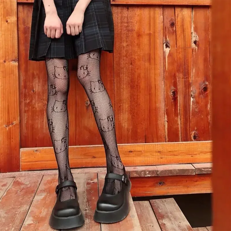 Japanese Style HelloKitty Thin Fishnet Stockings, Lovely Anti-snag Black Fishnet Socks, Spring and Autumn Fashion Leggings
Japanese Style HelloKitty Thin Fishnet Stockings, Lovely Anti-snag Black Fishnet Socks, Spring and Autumn Fashion Leggings