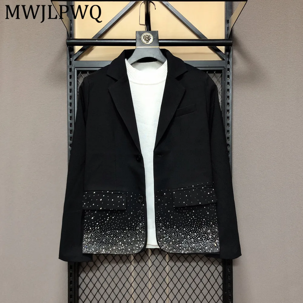 MWJLPWQ Stylish Rhinestone High-End Men's Blazer Elegant Unique Design Casual Slim-Fit Unisex Suit Coats Spring Autumn 15460
MWJLPWQ Stylish Rhinestone High-End Men's Blazer Elegant Unique Design Casual Slim-Fit Unisex Suit Coats Spring Autumn 15460