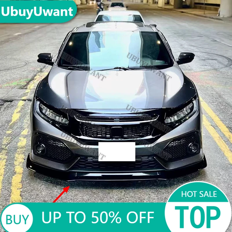 Front Bumper Lip Spoiler Splitters Body Kit Aprons Cover Guard Trim For Honda Civic 2016-2021 10 Gen FK7 Hatchback Parts
Front Bumper Lip Spoiler Splitters Body Kit Aprons Cover Guard Trim For Honda Civic 2016-2021 10 Gen FK7 Hatchback Parts