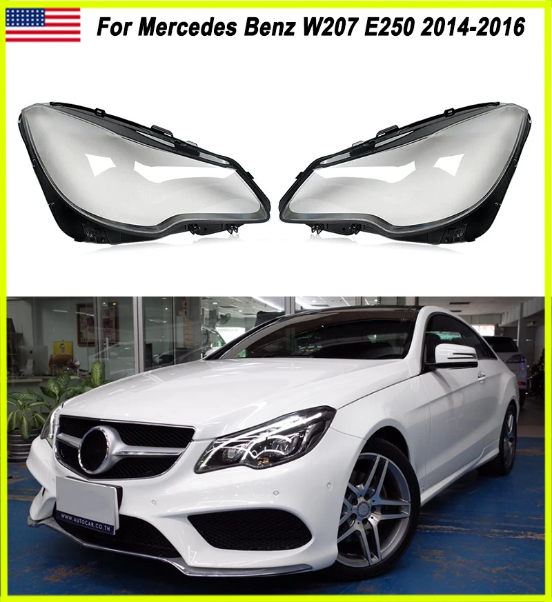 Пара крышек объектива фар L + R для Mercedes W207 E350 E400 E550 Coupe 2014-2017
Пара крышек объектива фар L + R для Mercedes W207 E350 E400 E550 Coupe 2014-2017