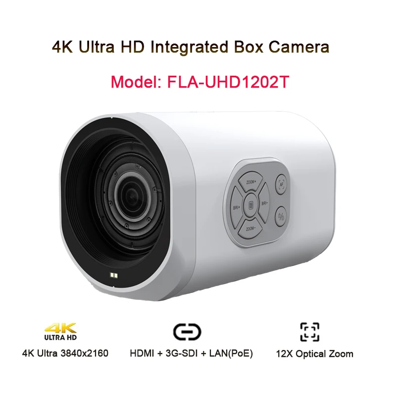 4K TOF Box Camera PoE, Simultaneously HDMI & SDI Output, RTSP/RTMP(s)/SRT, Live Streaming to YouTube/Facebook for Webcast, Teach
4K TOF Box Camera PoE, Simultaneously HDMI & SDI Output, RTSP/RTMP(s)/SRT, Live Streaming to YouTube/Facebook for Webcast, Teach