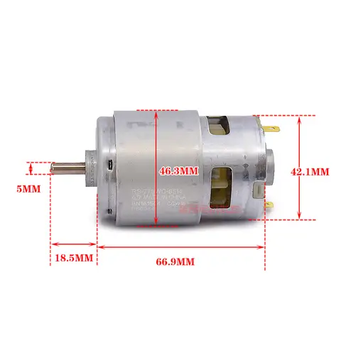 MABUCHI RS-775WC-8514 Motor DC 12V 14.4V 18V 19.2V High Speed Torque High Power 775 Motor For Electric Drill Screwdriver Saw