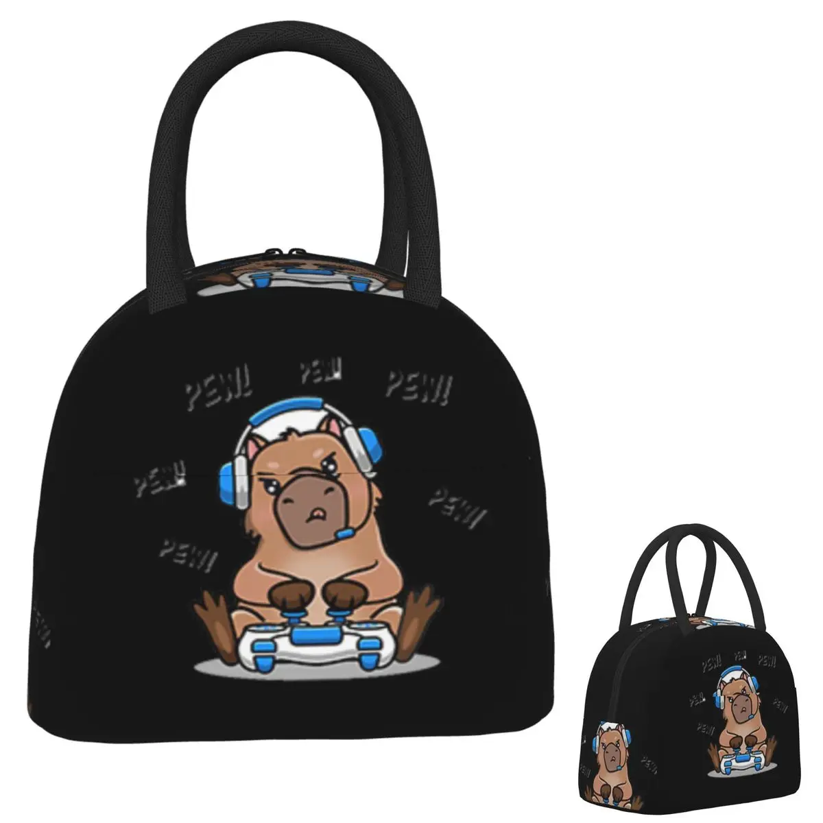 Capybara Insulated Lunch Bag for Women Children Portable Food Boxes Thermal Lunch Box Tote
Capybara Insulated Lunch Bag for Women Children Portable Food Boxes Thermal Lunch Box Tote
