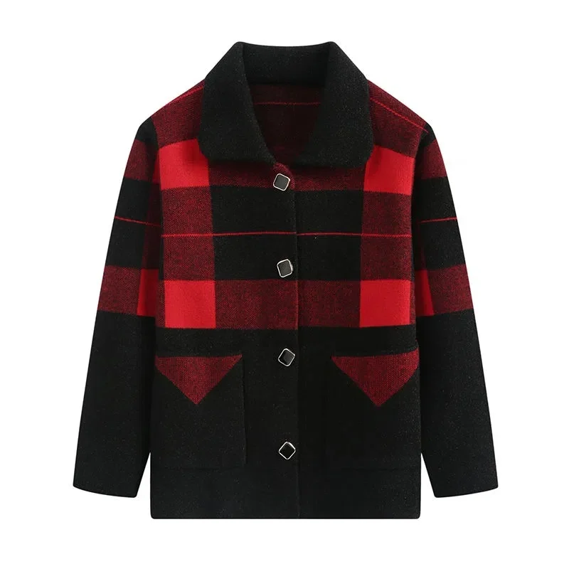 New Middle-Aged Elderly Women Sweaters Cardigan Jacket Spring Autumn Wear Knit Sweaters Female Outerwear Coats Casual Tops
New Middle-Aged Elderly Women Sweaters Cardigan Jacket Spring Autumn Wear Knit Sweaters Female Outerwear Coats Casual Tops