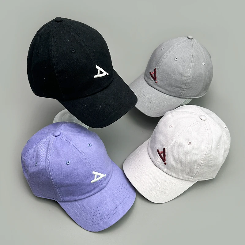 Soft Top Embroidered A Letter Korean Baseball Hats New Men Women Sunshade Fashion Breathable Simple Snapback Caps Versatile
Soft Top Embroidered A Letter Korean Baseball Hats New Men Women Sunshade Fashion Breathable Simple Snapback Caps Versatile