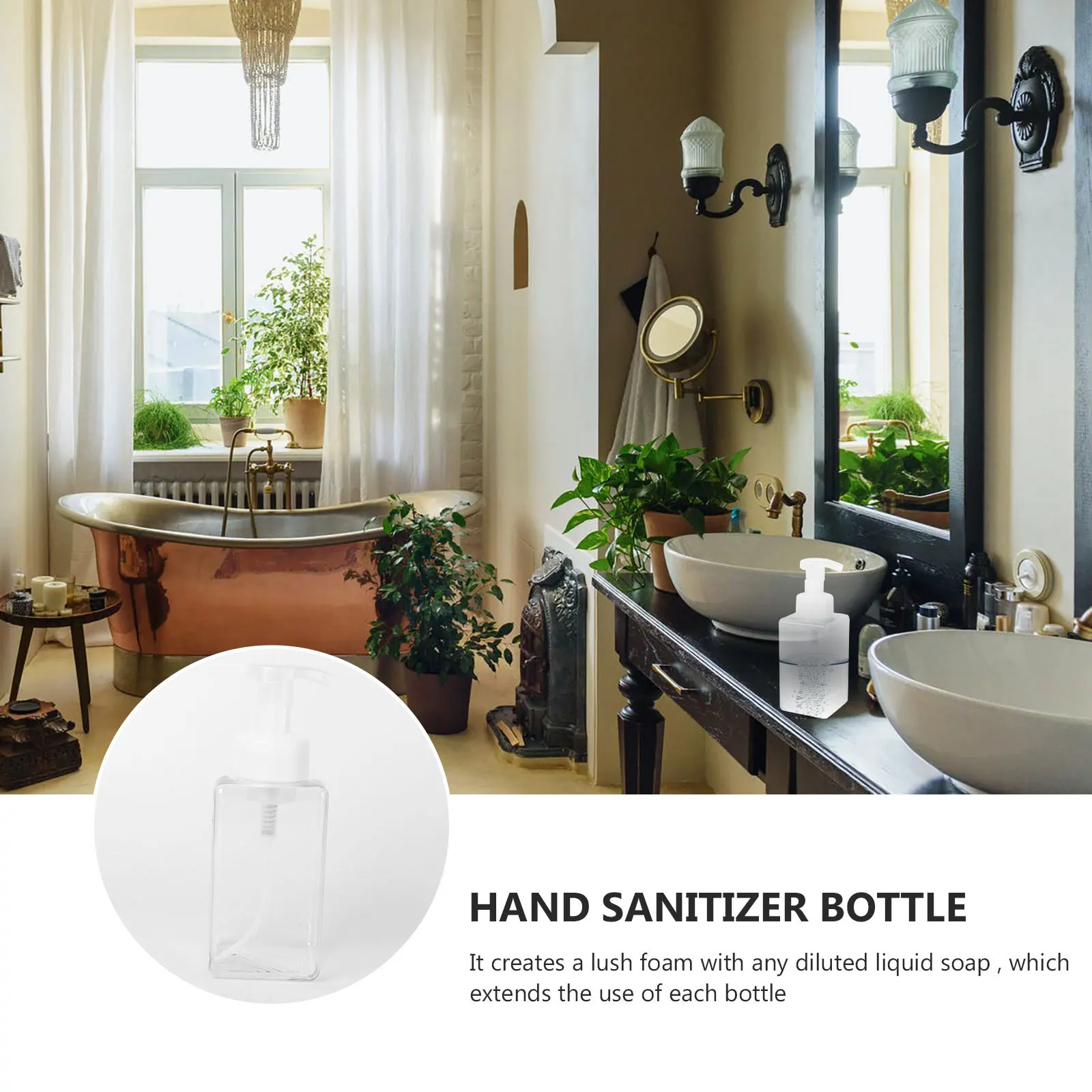 2pcs 450Ml Empty Pump Bottle For Foaming Soap Dispensers Liquid Hand Soap Bathroom Kitchen Sink Storage Use Pump-Bottles
2pcs 450Ml Empty Pump Bottle For Foaming Soap Dispensers Liquid Hand Soap Bathroom Kitchen Sink Storage Use Pump-Bottles