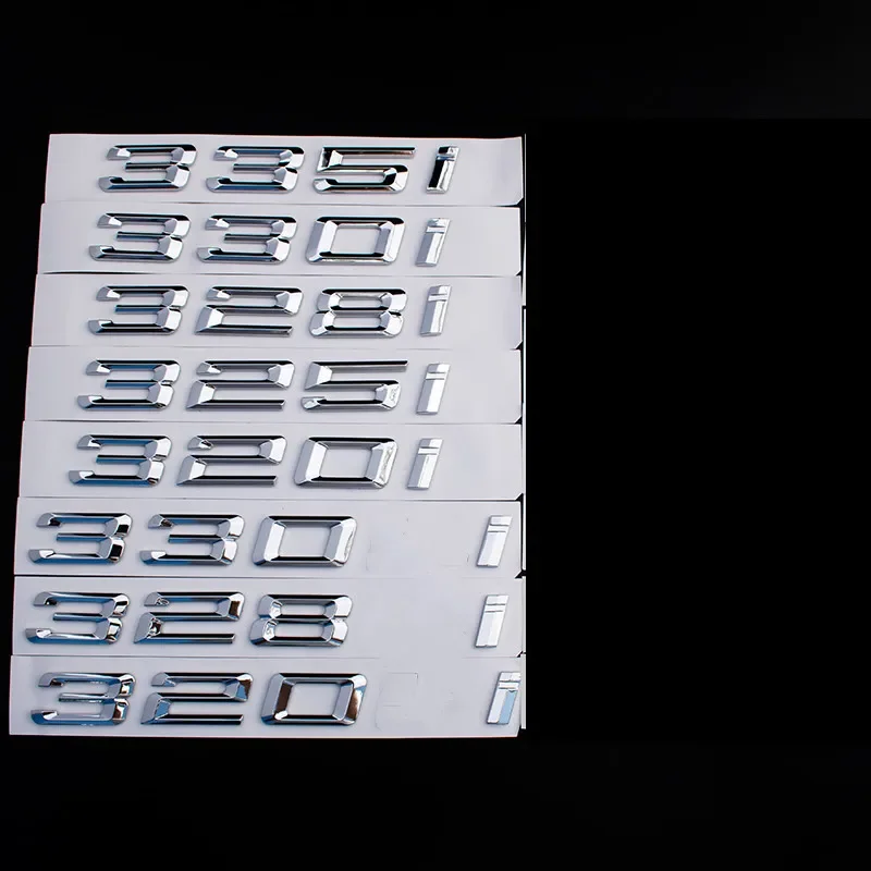 3D Letters For Car BMW 316i 318i 318d 320i 320d 335i 330i 330d E46 E36 E90 E91 F30 Trunk Emblem Badge Logo Stickers Accessories
3D Letters For Car BMW 316i 318i 318d 320i 320d 335i 330i 330d E46 E36 E90 E91 F30 Trunk Emblem Badge Logo Stickers Accessories