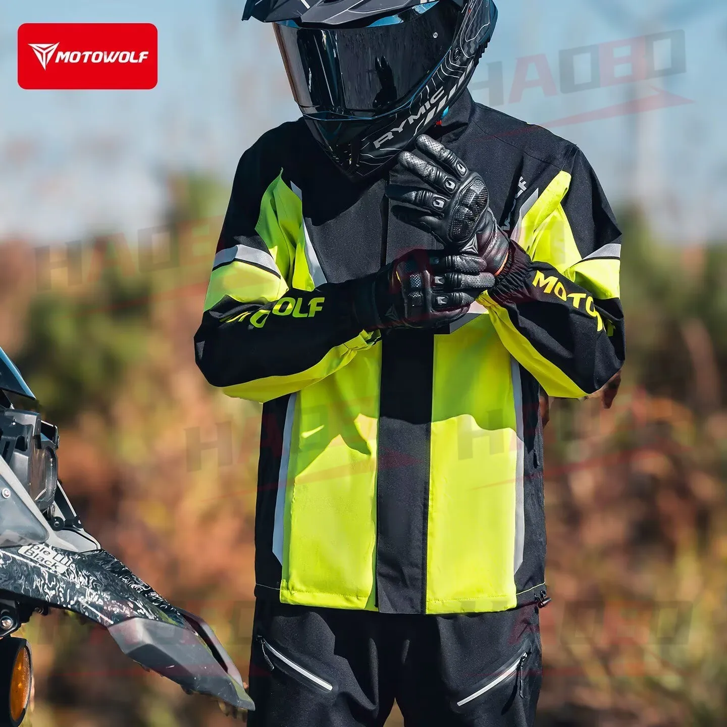 Комплект дождевиков MOTOWOLF для мотоциклистов: водонепроницаемые брюки и куртка для защиты от ливня, для ралли, раздельный комплект для одного райдера, дождевик-комбинезон
Комплект дождевиков MOTOWOLF для мотоциклистов: водонепроницаемые брюки и куртка для защиты от ливня, для ралли, раздельный комплект для одного райдера, дождевик-комбинезон