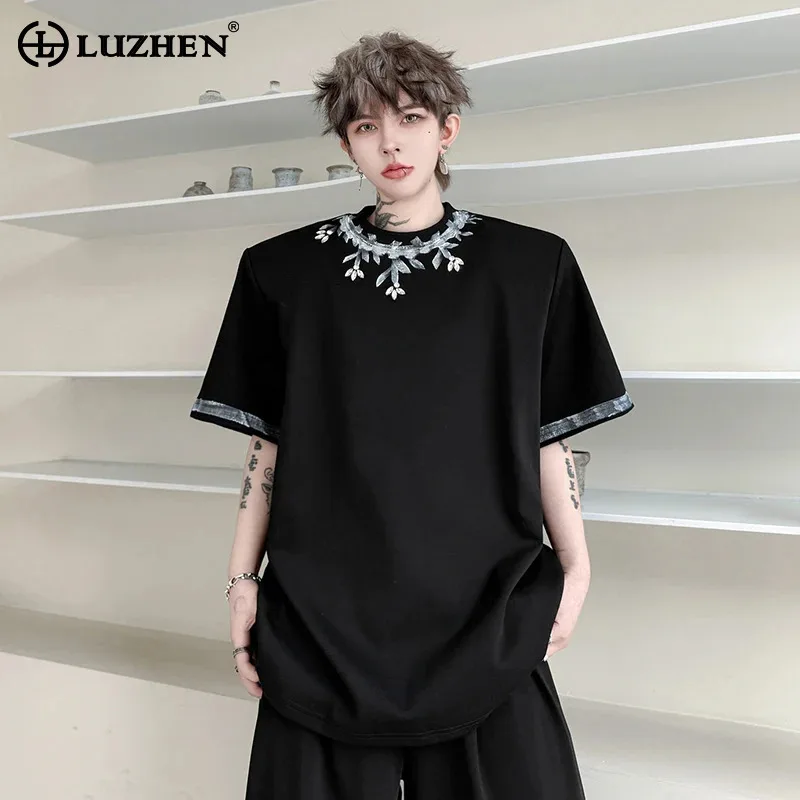 LUZHEN 2026 Summer New Round Neck Tie-dyed Pattern Original Short Sleeve T-shirts Men's Fashion Handsome Street Male Tops JY6292
LUZHEN 2026 Summer New Round Neck Tie-dyed Pattern Original Short Sleeve T-shirts Men's Fashion Handsome Street Male Tops JY6292