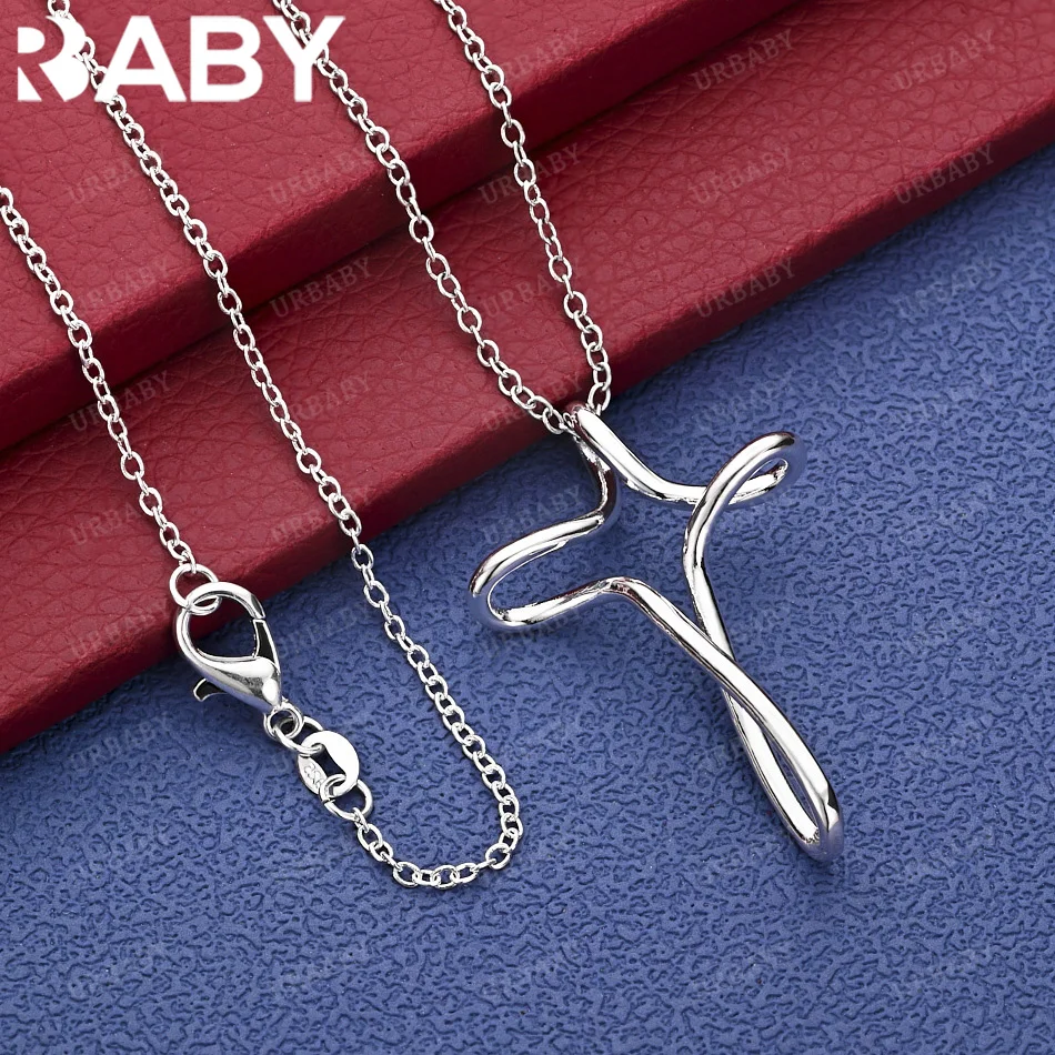 URBABY 40-75cm 925 Sterling Silver Irregular Lines Pendant Necklace Creativity Gifts Street All-match Party
URBABY 40-75cm 925 Sterling Silver Irregular Lines Pendant Necklace Creativity Gifts Street All-match Party
