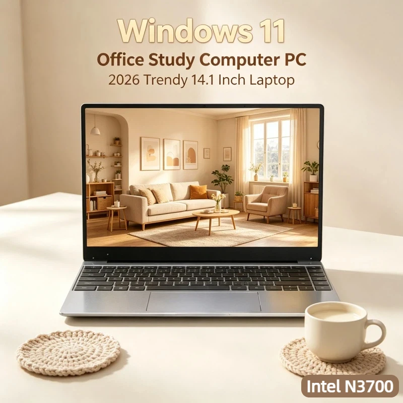 Delicate 14.1 Inch 2026 Ultra Thin Notebook Win11 DDR4 16GB RAM 2TB SSD Intel N3700 Portable Laptop PC
Delicate 14.1 Inch 2026 Ultra Thin Notebook Win11 DDR4 16GB RAM 2TB SSD Intel N3700 Portable Laptop PC
