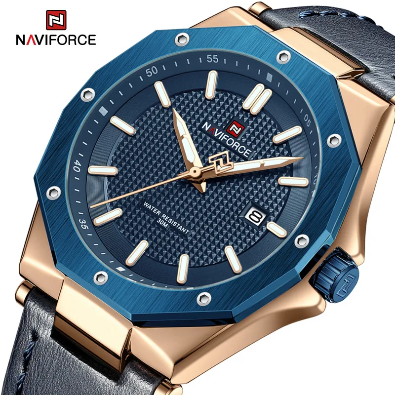 Лидирующий бренд NAVIFORCE модные мужские часы Роскошный Календарь кожаный ремешок Кварцевые водонепроницаемые спортивные наручные часы Relogio Masculino 2023
Лидирующий бренд NAVIFORCE модные мужские часы Роскошный Календарь кожаный ремешок Кварцевые водонепроницаемые спортивные наручные часы Relogio Masculino 2023