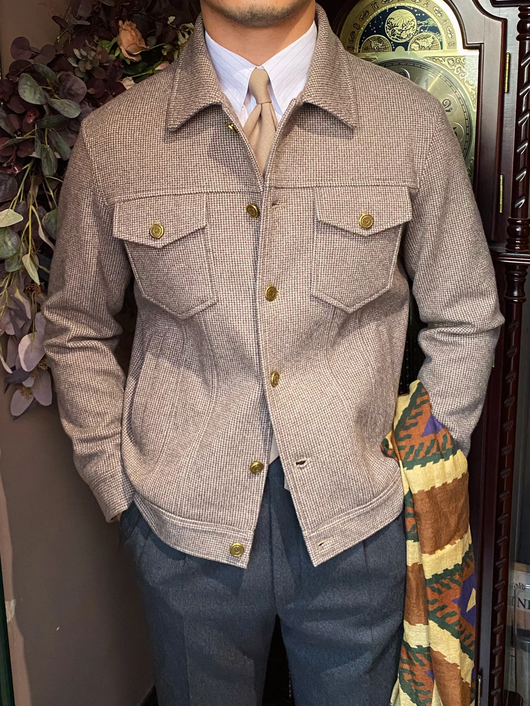 Мистер. Мужская зимняя куртка Deer Tee: теплая, с отложным воротником, шерстяная, в клетку, повседневная, универсальная, модная, городской стиль
Мистер. Мужская зимняя куртка Deer Tee: теплая, с отложным воротником, шерстяная, в клетку, повседневная, универсальная, модная, городской стиль