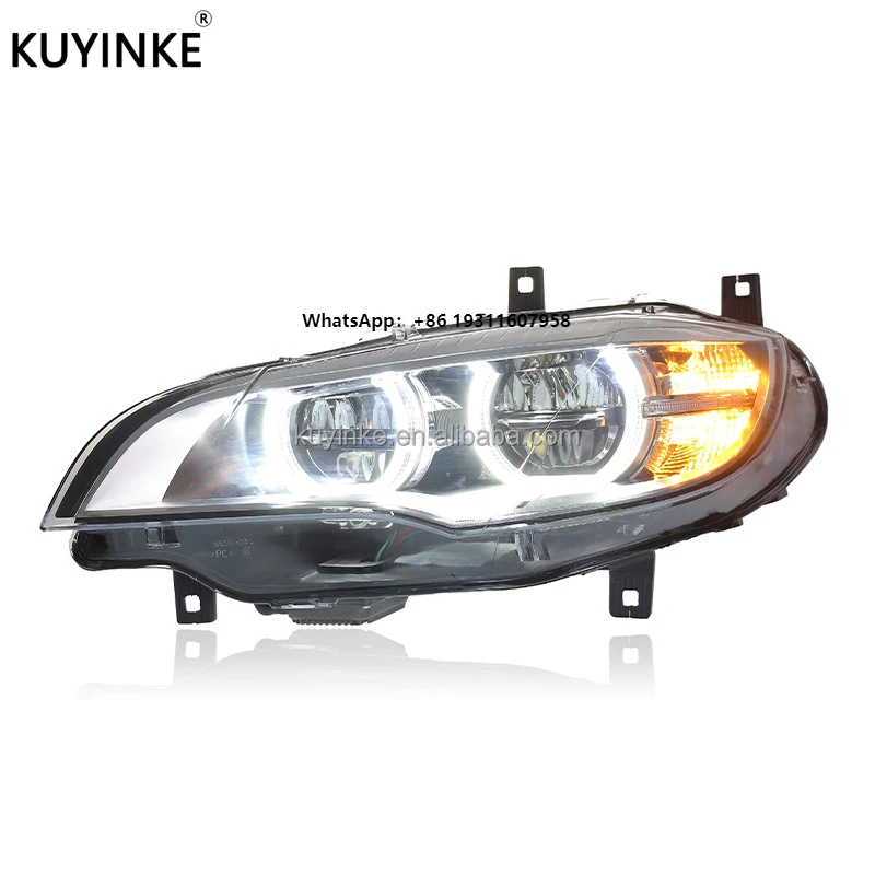 New Headlight Assembly for X6 E71 2008-2014 Modification Matrix Led Lens Daytime Turn Signal Light Headlight
New Headlight Assembly for X6 E71 2008-2014 Modification Matrix Led Lens Daytime Turn Signal Light Headlight
