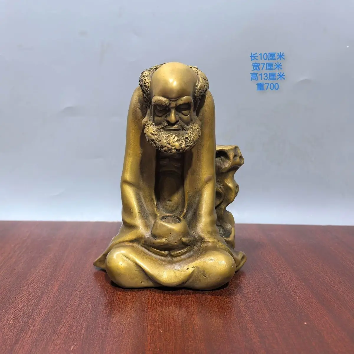 Pure copper, bronze ware Bronze statue of Patriarch Bodhidharma, Zen backflow incense burner, home antique living room decoratio
Pure copper, bronze ware Bronze statue of Patriarch Bodhidharma, Zen backflow incense burner, home antique living room decoratio