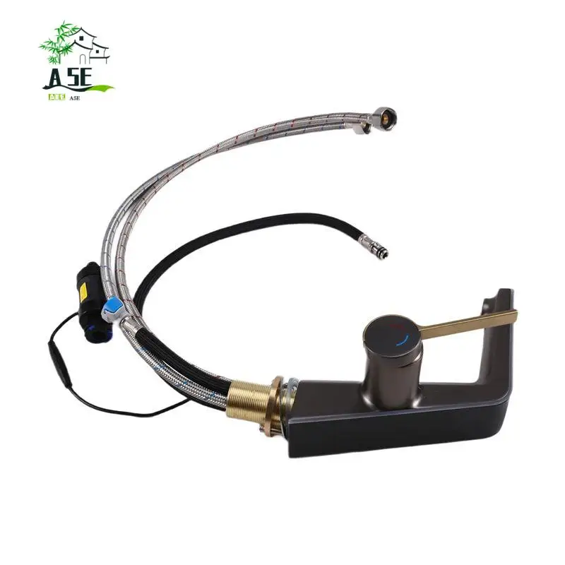 A05E-High-End Temperature Display Basin Faucet LED Light 2 Modes Hot Cold Water Sink Mixer Wash Tap For Bathroom
A05E-High-End Temperature Display Basin Faucet LED Light 2 Modes Hot Cold Water Sink Mixer Wash Tap For Bathroom