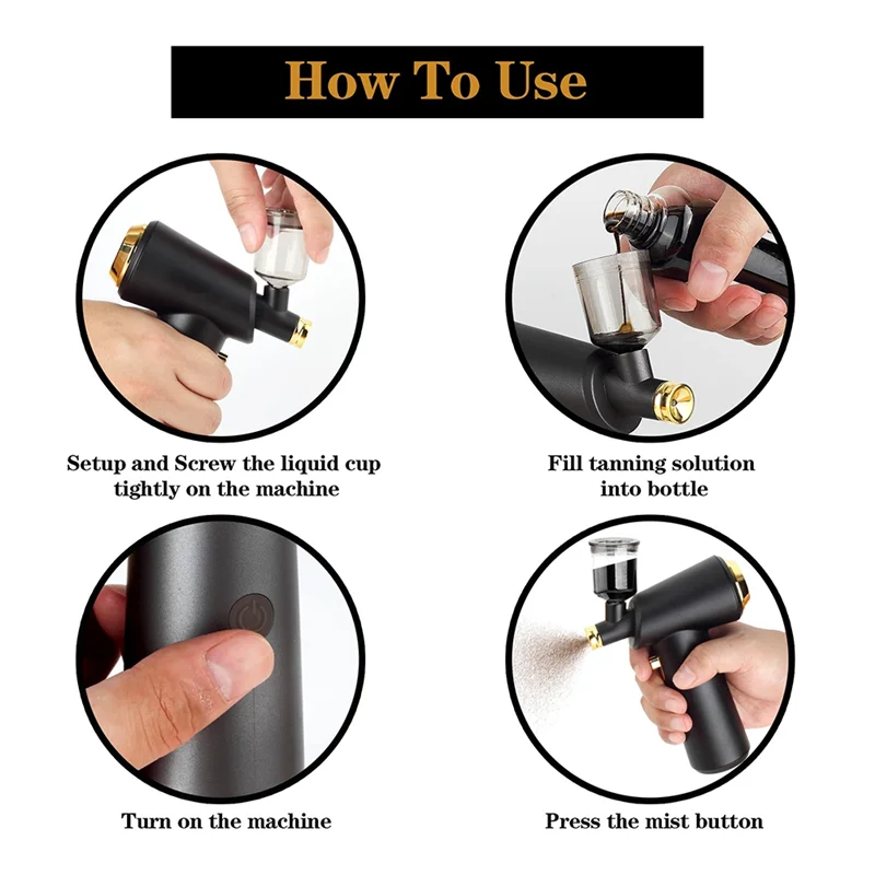 A34R Air Brush Sprayer Hairdressing And Tanning Tools Nano Portable Mini Hydration Rechargeable
A34R Air Brush Sprayer Hairdressing And Tanning Tools Nano Portable Mini Hydration Rechargeable