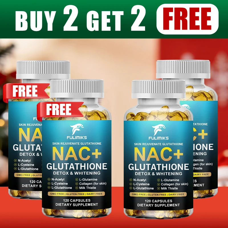 Buy 2 Get 2 Free! Premium NAC+ Capsules, Support Glutathione Production, Skin Health & Detox, Liver Cleanse, Healthy Aging
Buy 2 Get 2 Free! Premium NAC+ Capsules, Support Glutathione Production, Skin Health & Detox, Liver Cleanse, Healthy Aging