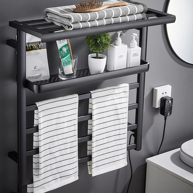 Household Carbon Fiber Storage Rack Non Perforated Electric Constant Temperature Intelligent Bath Towel Drying Rack
Household Carbon Fiber Storage Rack Non Perforated Electric Constant Temperature Intelligent Bath Towel Drying Rack