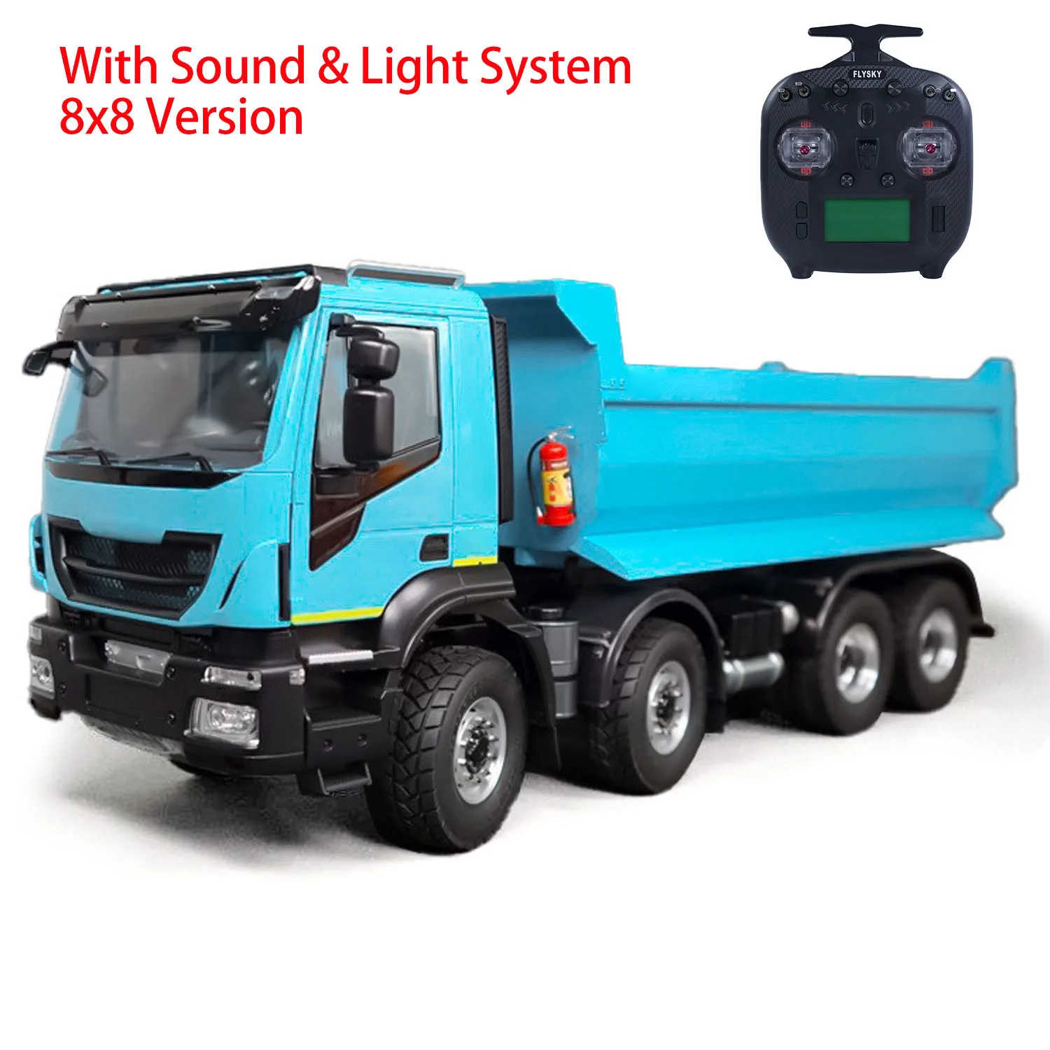 8x8 1/14 Metal Hydraulic RC Dump Truck 2-speed Remote Control Tipper Cars Sound Lights Differential Lock Axles RC Toy TH23652
8x8 1/14 Metal Hydraulic RC Dump Truck 2-speed Remote Control Tipper Cars Sound Lights Differential Lock Axles RC Toy TH23652