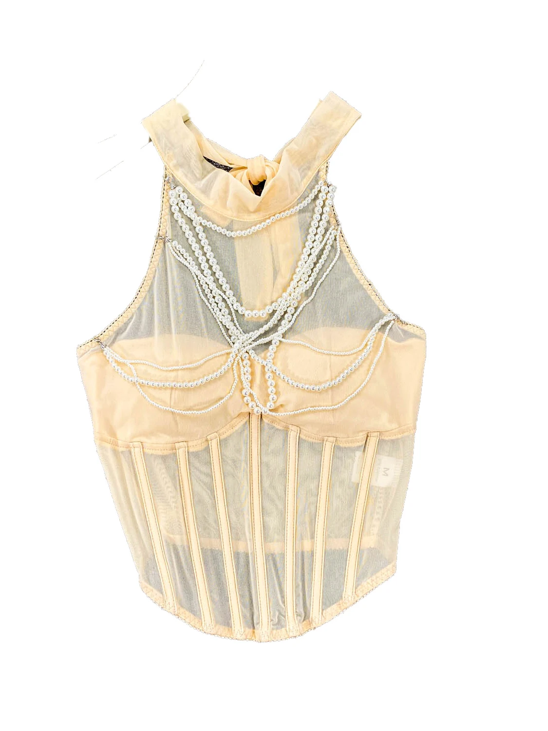 Thai Sle Pearl Chain Spliced Net Svel Hanging Ne Vest Women Sexy Fibone Slimming ort Top Commute Sle Regular ... 
Thai Sle Pearl Chain Spliced Net Svel Hanging Ne Vest Women Sexy Fibone Slimming ort Top Commute Sle Regular ...