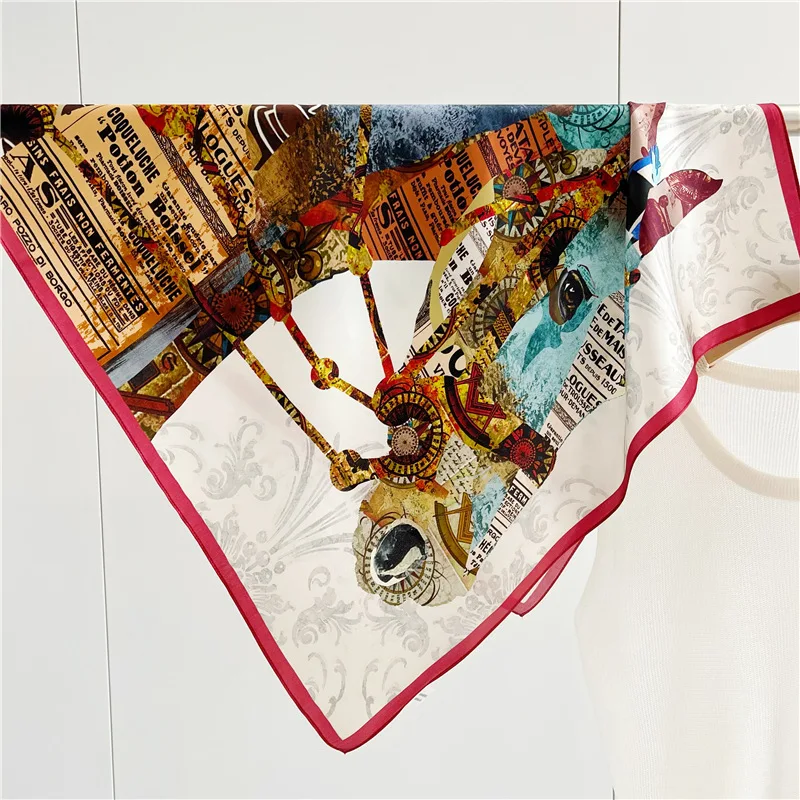 65 Silk Scarf Women Summer Neck Shawl Square Head Bandanas Hair Bag Accessories Women Foulard Femme 65cm
65 Silk Scarf Women Summer Neck Shawl Square Head Bandanas Hair Bag Accessories Women Foulard Femme 65cm