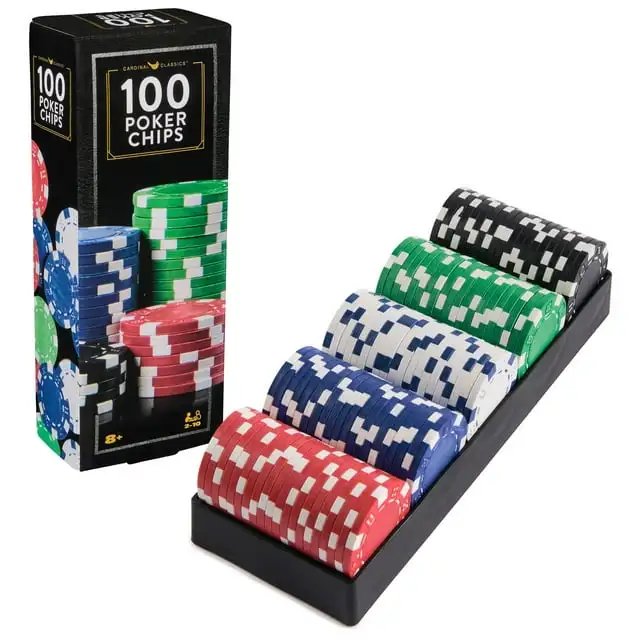 Spin Master Games, Cardinal Classics, 100-Piece Poker Set with Plastic Chips, Ages 8 and up
Spin Master Games, Cardinal Classics, 100-Piece Poker Set with Plastic Chips, Ages 8 and up