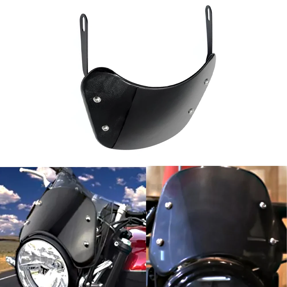 Headlights Front Fairing Windshield 10.2*9.4in Fit For 5-7in Headlight Universal Motorcycle Fairing Windshield And Headlight Kit
Headlights Front Fairing Windshield 10.2*9.4in Fit For 5-7in Headlight Universal Motorcycle Fairing Windshield And Headlight Kit