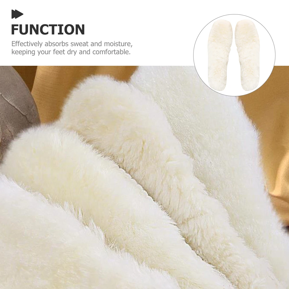 1 Pair Winter Warm Wool Shoe Insoles Thickened Insulated Inserts for Womens Boots Comfortable Breathable Shoe Pads
1 Pair Winter Warm Wool Shoe Insoles Thickened Insulated Inserts for Womens Boots Comfortable Breathable Shoe Pads