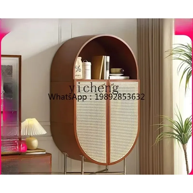 CC XMH medieval style household display side cabinet rattan storage storage cabinet
CC XMH medieval style household display side cabinet rattan storage storage cabinet