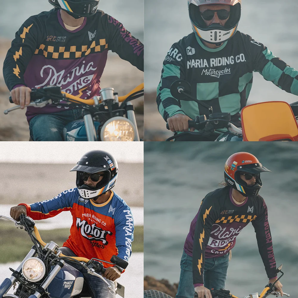 Maria Off-Road Racing Suit Men Street Cycling Fashion Sports Long Sleeved Shirt Motorcycle Loose Breathable Quick Drying T-Shirt 
Maria Off-Road Racing Suit Men Street Cycling Fashion Sports Long Sleeved Shirt Motorcycle Loose Breathable Quick Drying T-Shirt