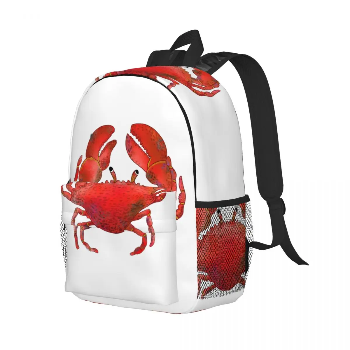 Realistic Watercolor Red Crab Backpack Student Boys Girls BookBag Children School Bag Computer Shoulder Bags for Men Women
Realistic Watercolor Red Crab Backpack Student Boys Girls BookBag Children School Bag Computer Shoulder Bags for Men Women