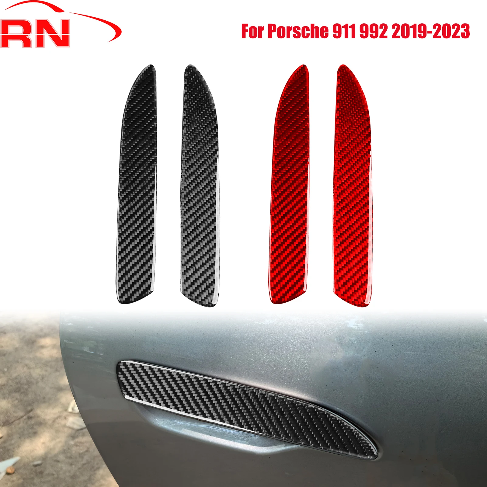 For Porsche 911 992 2019-2023 Modified Carbon Fiber Car Door Handle Accessories Piano Black Decorative Sticker
For Porsche 911 992 2019-2023 Modified Carbon Fiber Car Door Handle Accessories Piano Black Decorative Sticker